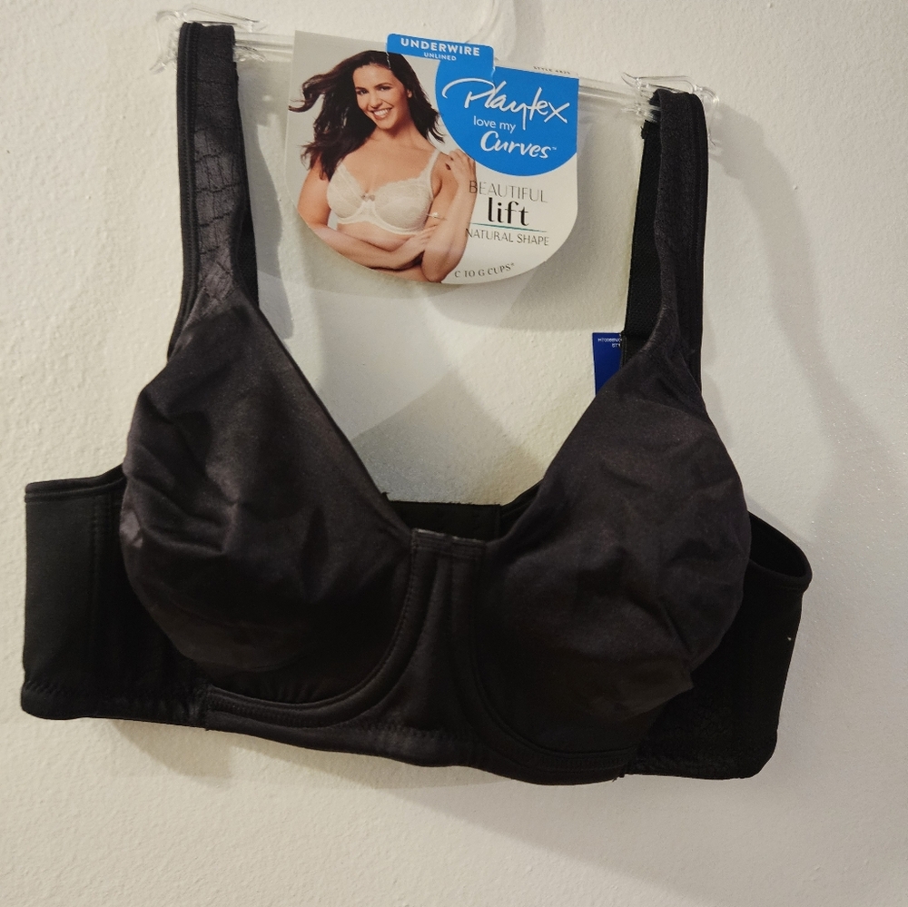 Playtex black bra.